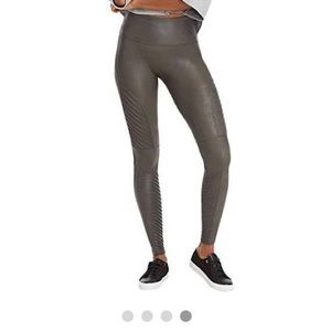 Spanx Faux Leather Moro Leggings